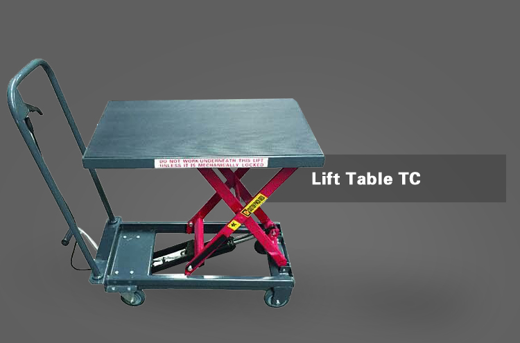 100kg scissor lift table