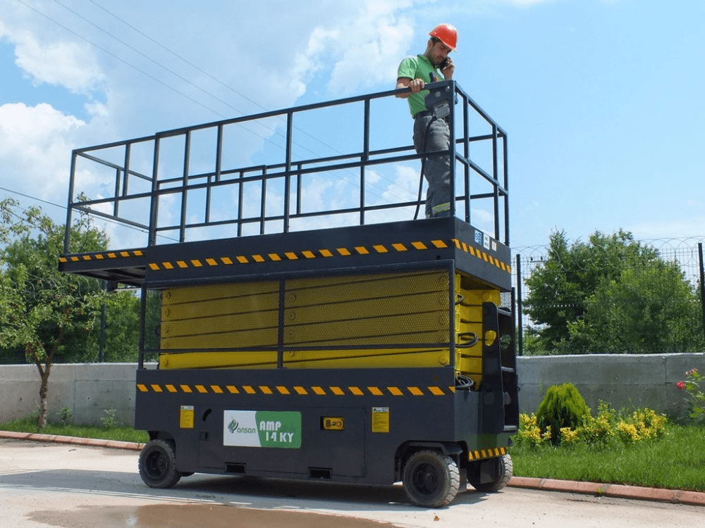 200kg mobile hydraulic scissor lift 1