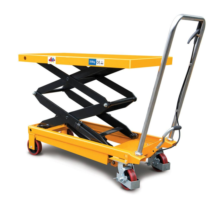 Manual scissor lift trolley