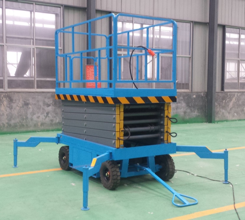 Mobile hydraulic scissor lift 1