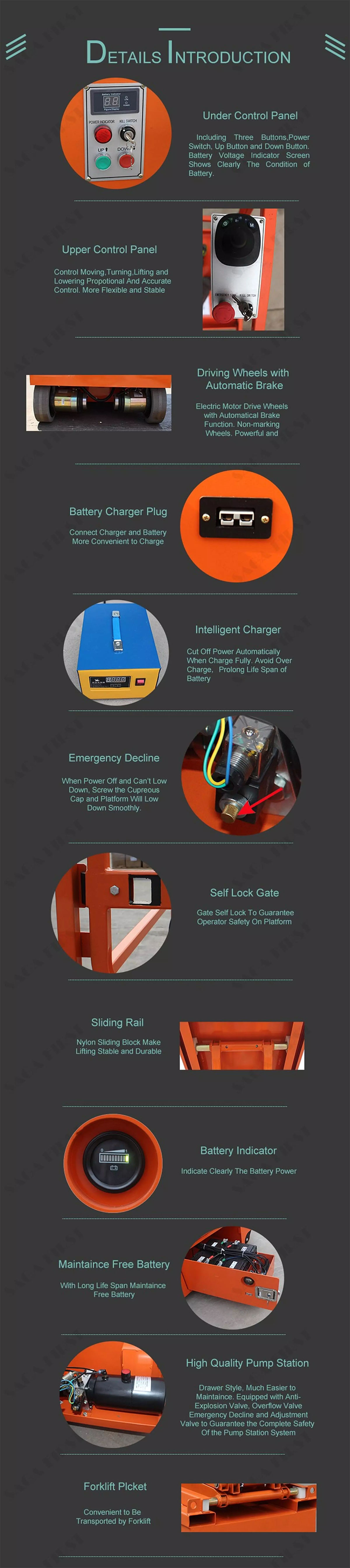 Narrow scissor lift design advantages