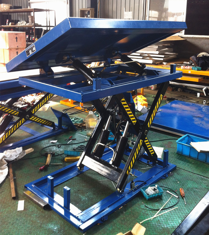 Tilt scissor lift