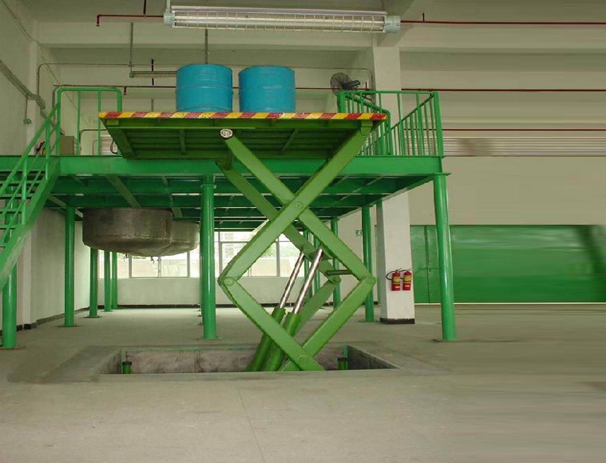stationary scissor lifts; fixed scissorlifts